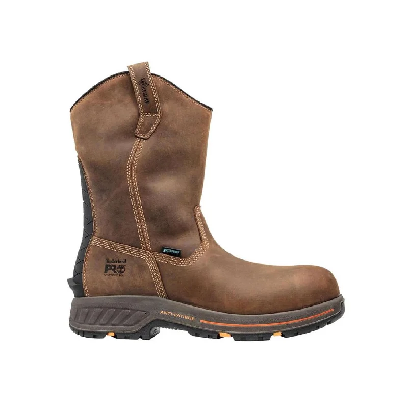 Helix HD Composite-Toe Waterproof Pull-On Work Boot Brown