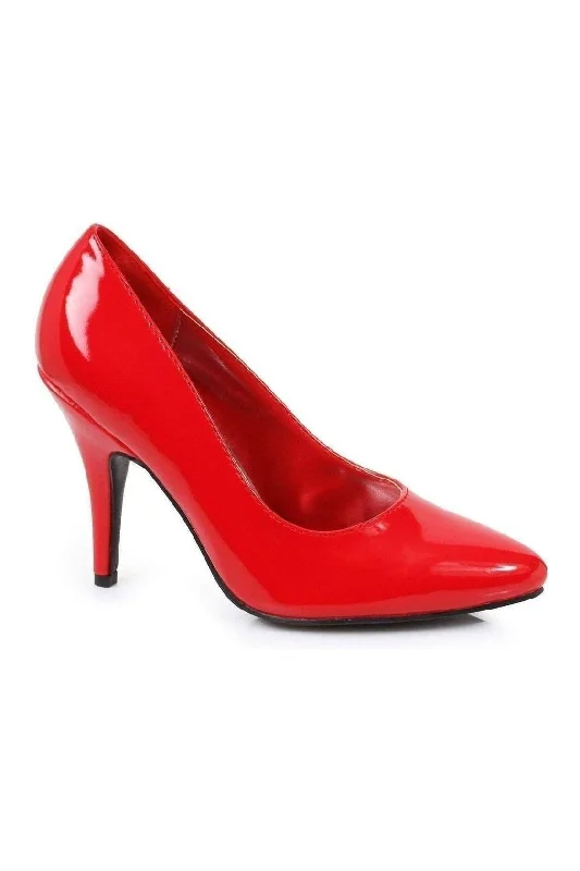 Women's breathable stiletto heel pumps for warm weather8400 Pump  | Red Patent