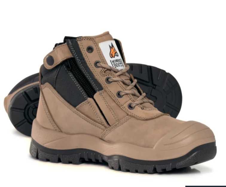 women's work boots for hospitalityMongrel 461060 Zipsider Boot - Sand