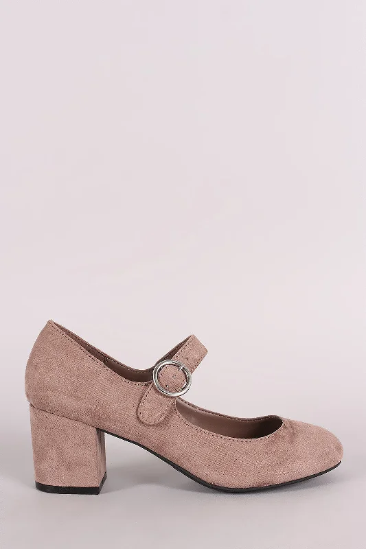 Women's red - carpet stiletto heel pumps for a glamorous eventBamboo Mary Jane Chunky Heel Pump Women's red - carpet stiletto heel pumps for a glamorous eventBamboo Mary Jane Chunky Heel Pump