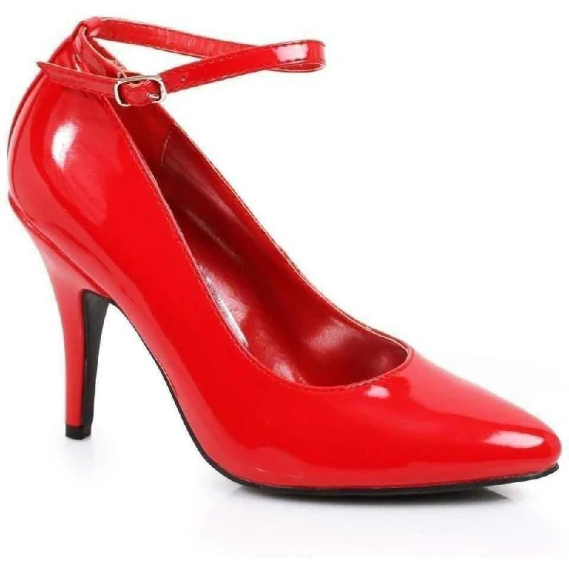 Women's metallic leather stiletto heel pumps with a reflective surfaceSS-8401 Pump | Red Patent Women's metallic leather stiletto heel pumps with a reflective surfaceSS-8401 Pump | Red Patent
