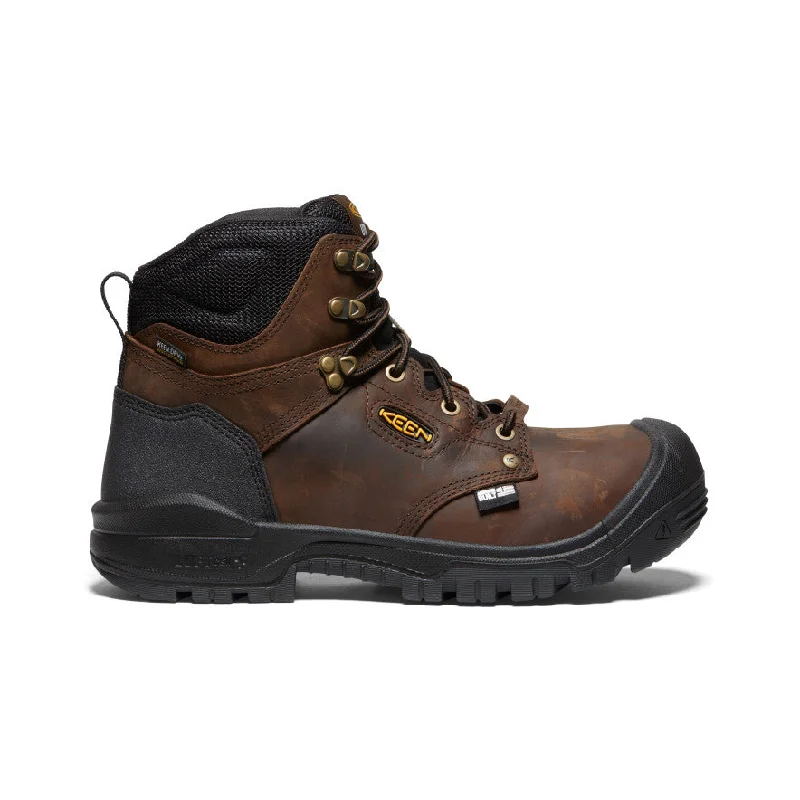 Men's Independence 6" Insulated Waterproof Boot (Carbon Toe)  |  Dark Earth/Black