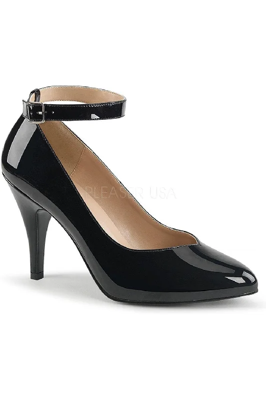 Women's holiday party stiletto heel pumps with a festive touchDREAM-431 Pump  | Black Patent