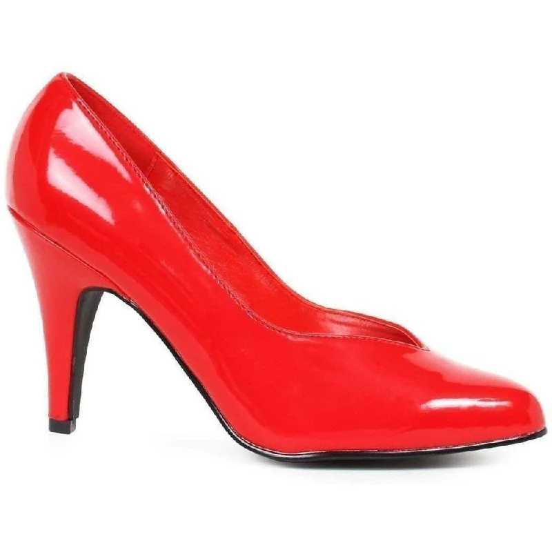 Women's platform stiletto heel pumps with a chunky soleSS-8240-D Pump  | Red Patent