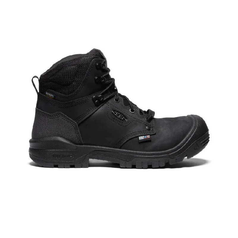 Men's Independence 6" Waterproof Boot (Carbon Toe)  |  Black/Black