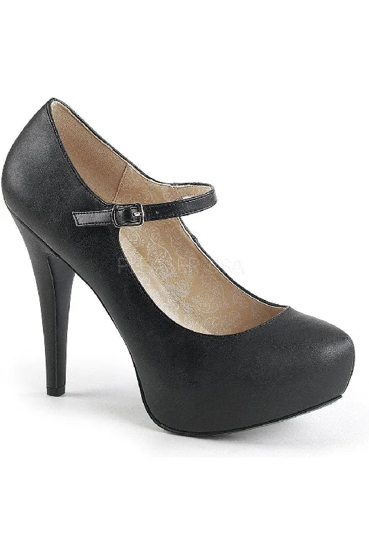 Women's hypoallergenic stiletto heel pumps for sensitive skinCHLOE-02 Pump | Black Faux Leather Women's hypoallergenic stiletto heel pumps for sensitive skinCHLOE-02 Pump | Black Faux Leather