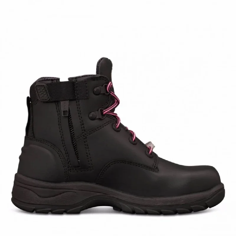 women's work boots with good ankle supportOliver 49-445Z Ladies Zip Sided Boot - Black women's work boots with good ankle supportOliver 49-445Z Ladies Zip Sided Boot - Black