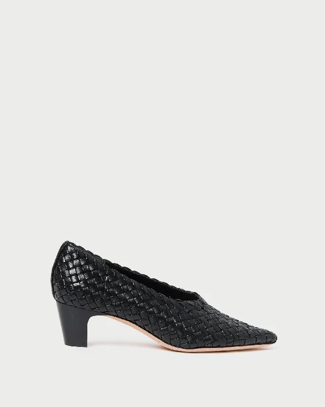 Women's Low - Heel Patent Leather Mules in Red for a Bold and Chic Office Look men's mules with rubber soleMaeve Black Woven Pump Women's Low - Heel Patent Leather Mules in Red for a Bold and Chic Office Look men's mules with rubber soleMaeve Black Woven Pump