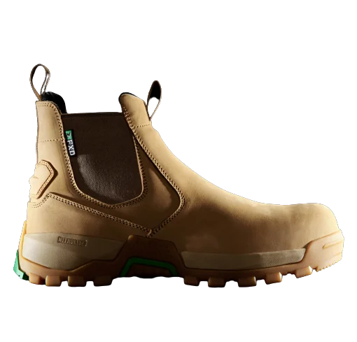 women's high-visibility safety bootsFXD WB◆4 Nitrolite Slip on Boot - Wheat