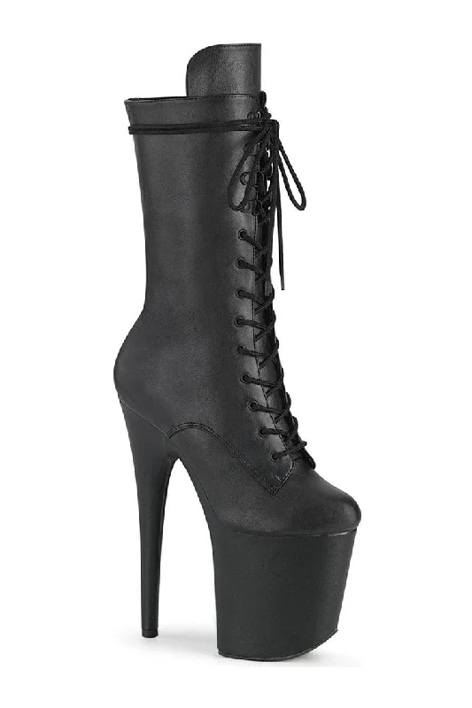 women's knee boots with hidden wedgeFLAMINGO-1050WR Exotic Knee Boot