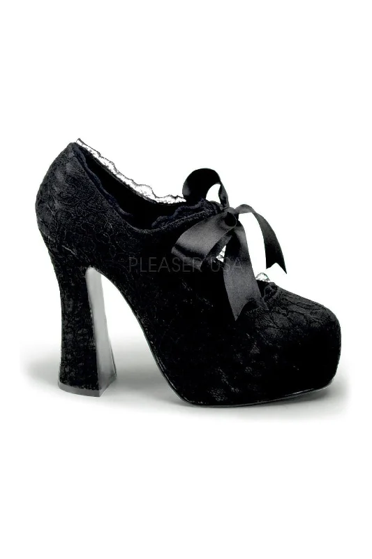 Women's teal stiletto heel pumps for a unique and modern lookDEMON-11 Demonia Platform Pump | Black Genuine Satin Women's teal stiletto heel pumps for a unique and modern lookDEMON-11 Demonia Platform Pump | Black Genuine Satin
