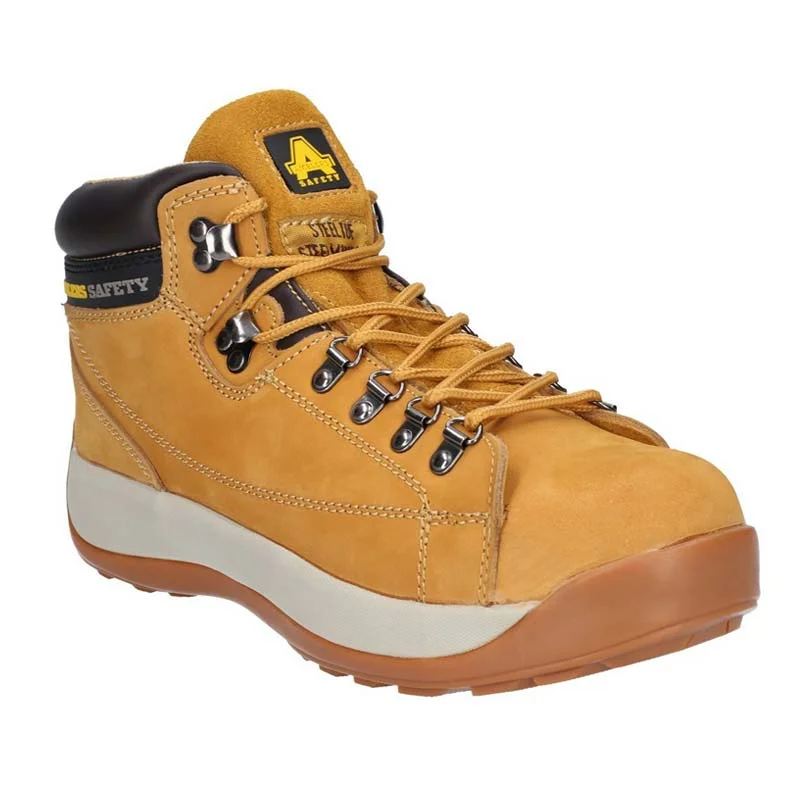 women's fire-resistant work bootsAmblers Safety Hiker Boot Honey SB FS122