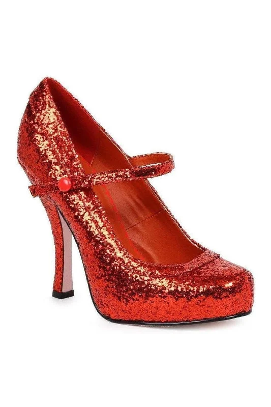 Women's royal blue stiletto heel pumps for a formal event423-CANDY Costume Pump | Red Glitter Women's royal blue stiletto heel pumps for a formal event423-CANDY Costume Pump | Red Glitter
