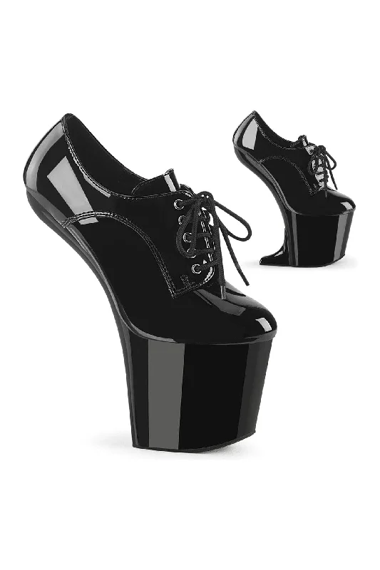 Women's mesh - paneled stiletto heel pumps for breathabilityCRAZE-860 Black Patent Pump Women's mesh - paneled stiletto heel pumps for breathabilityCRAZE-860 Black Patent Pump