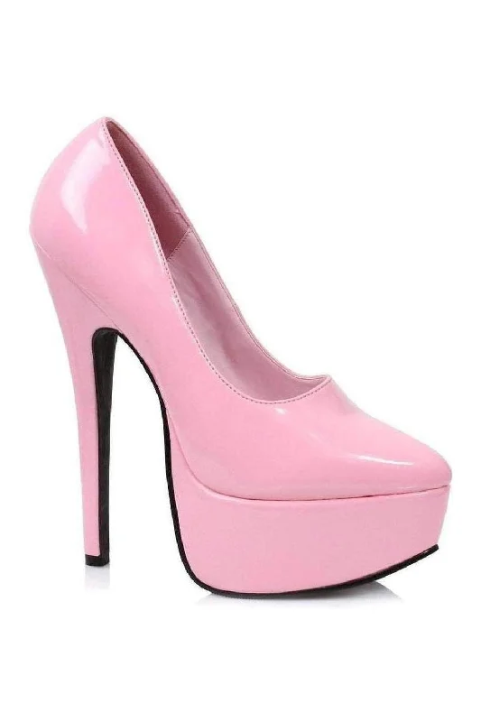 Women's arch - support stiletto heel pumps for better comfort652-PRINCE Platform Pump | Pink Patent Women's arch - support stiletto heel pumps for better comfort652-PRINCE Platform Pump | Pink Patent