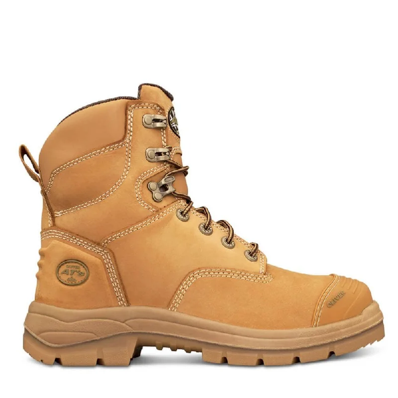 women's pull-on work bootsOliver 55-332 150MM Lace Up Boot - Wheat