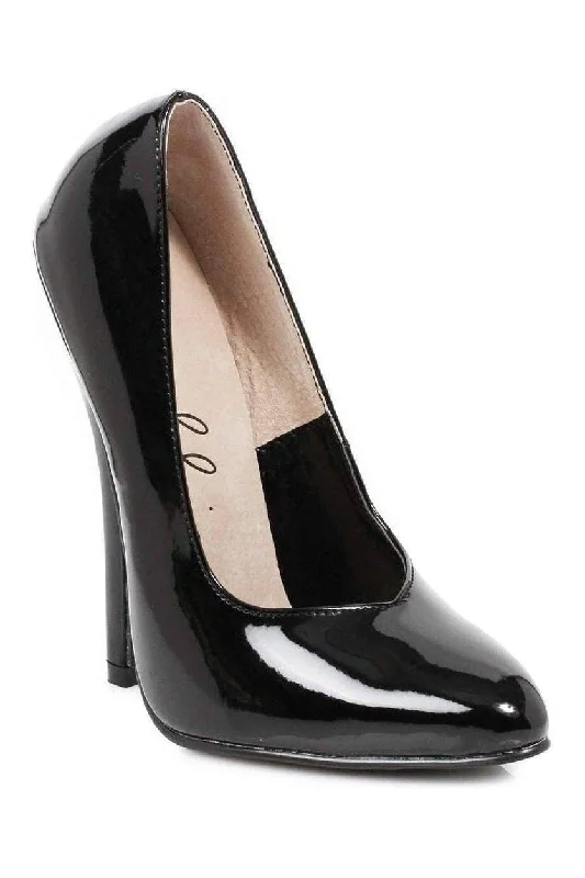 Women's tassel - adorned stiletto heel pumps for a bohemian touch8260 Pump  | Black  Patent