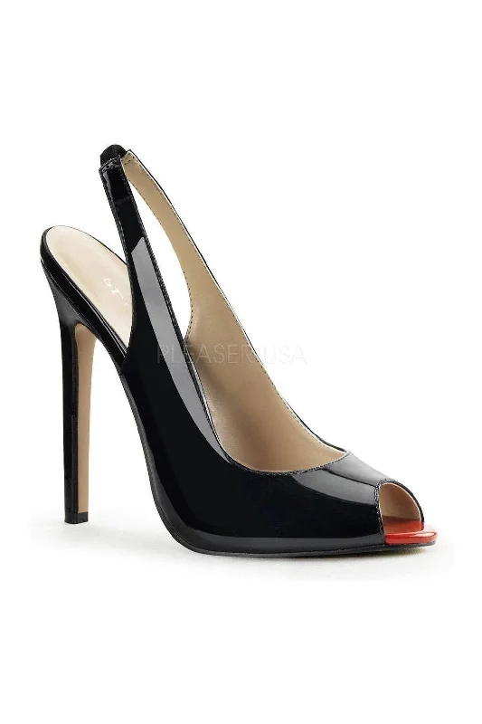 Women's forest green stiletto heel pumps for a nature - inspired lookSEXY-08 Pump | Black Patent Women's forest green stiletto heel pumps for a nature - inspired lookSEXY-08 Pump | Black Patent