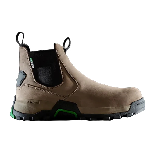 women's safety boots with reflective stripsFXD WB◆4 Nitrolite Slip on Boot - Stone