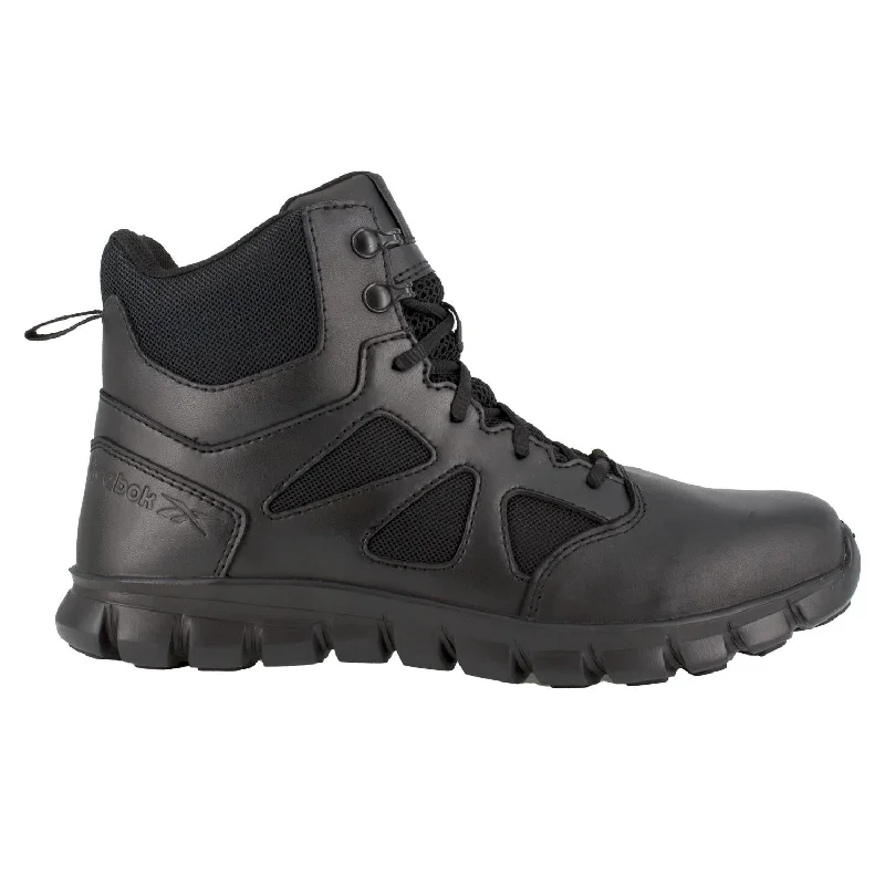 Sublite Cushion 6 Inch Soft-Toe Side Zip Tactical Stealth Boot Black