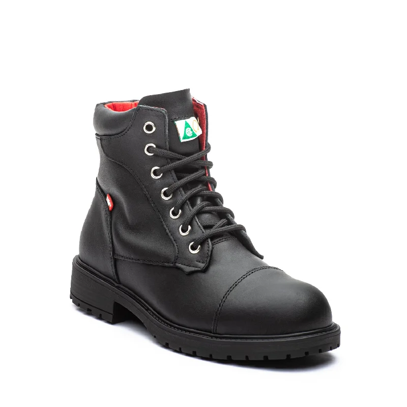 slip-resistant safety boots for womenEllie Women's 6" steel toe leather work boots 429139