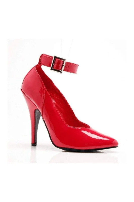 Women's patent leather stiletto heel pumps with a high - shine finish8221 Pump  | Red Patent
