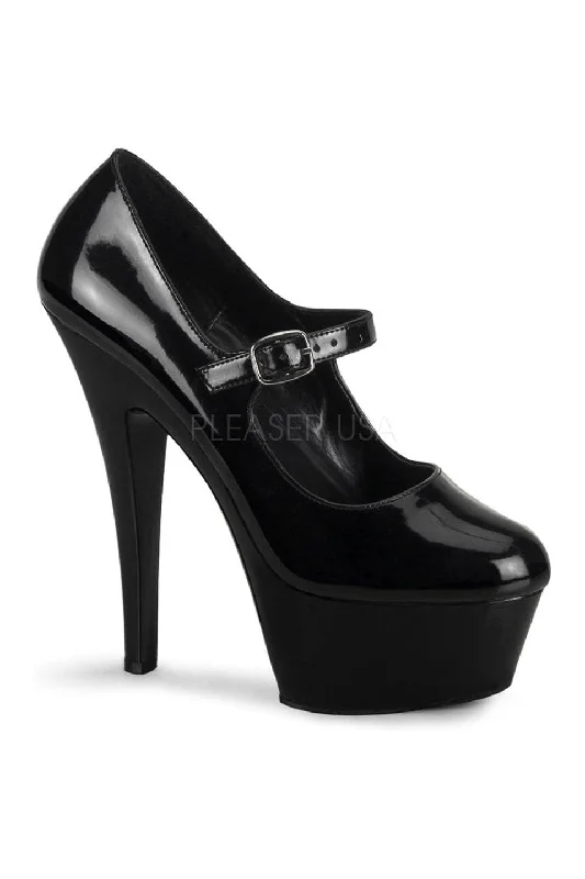 Women's lavender stiletto heel pumps for a delicate styleKISS-280 Platform Pump | Black Patent Women's lavender stiletto heel pumps for a delicate styleKISS-280 Platform Pump | Black Patent