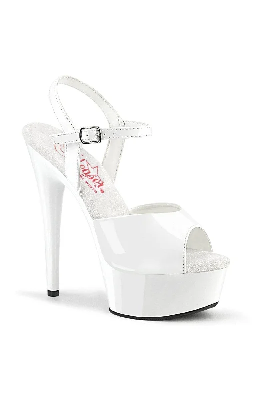 Women's Strap - Up Heeled Sandals with Rhinestone - Encrusted Strap in Purple for a Luxurious and Statement - Making PairSS-EXCITE-609 Sandal | White Patent Women's Strap - Up Heeled Sandals with Rhinestone - Encrusted Strap in Purple for a Luxurious and Statement - Making PairSS-EXCITE-609 Sandal | White Patent