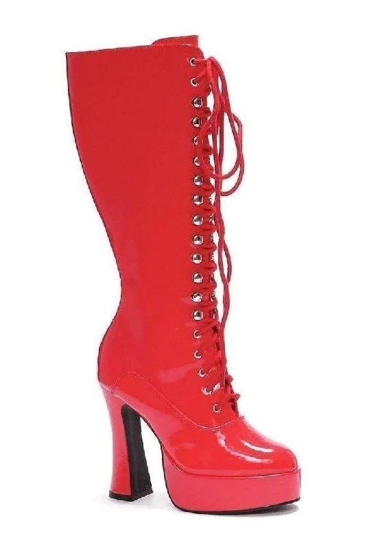 suede knee-high boots for womenEASY Knee Boot  | Red Patent