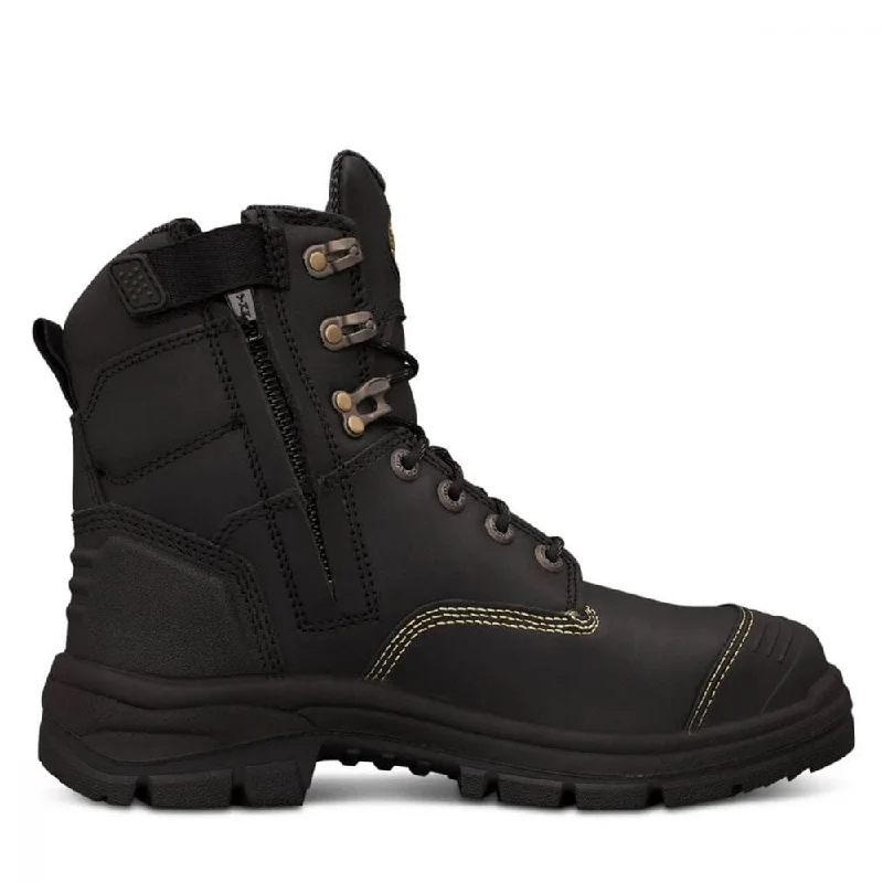 women's safety boots with reflective stripsOliver 55-345Z 150MM Zip Sided Boot - Black women's safety boots with reflective stripsOliver 55-345Z 150MM Zip Sided Boot - Black