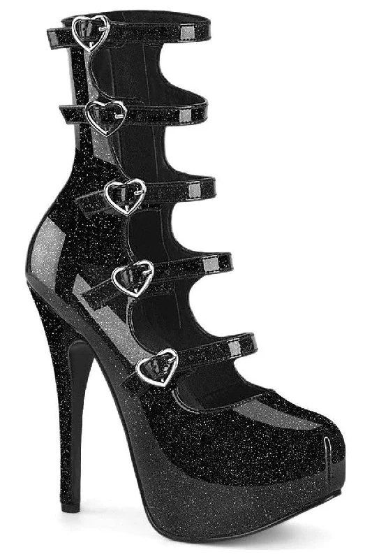 Women's pointed - toe slingback stiletto heel pumps in a peep - toe designBordello TEEZE-23 Pump