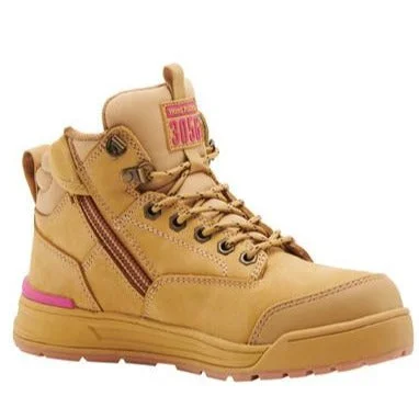 women's safety boots for gardeningHARD YAKKA Womens 3056 Zip Safety Boot - Wheat (Y60240) women's safety boots for gardeningHARD YAKKA Womens 3056 Zip Safety Boot - Wheat (Y60240)