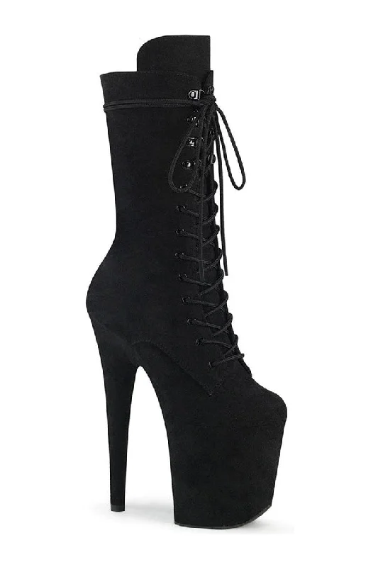 women's knee-high boots with floral patternFLAMINGO-1050FS Exotic Knee Boot
