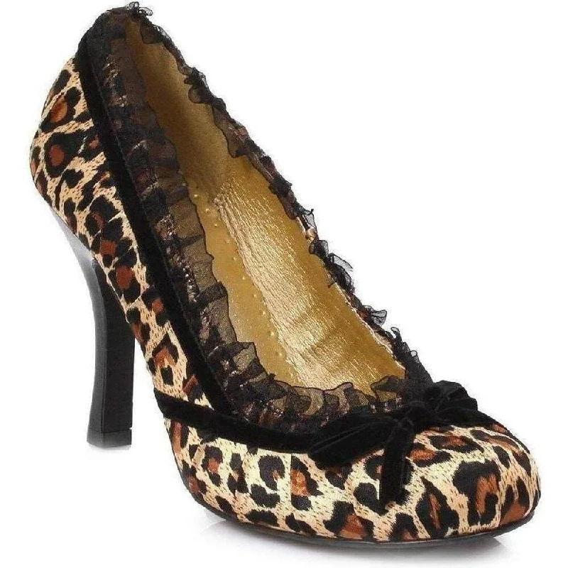 Women's brocade stiletto heel pumps with a vintage feelSS-406-DOLL Costume Pump | Leopard Genuine Satin Women's brocade stiletto heel pumps with a vintage feelSS-406-DOLL Costume Pump | Leopard Genuine Satin