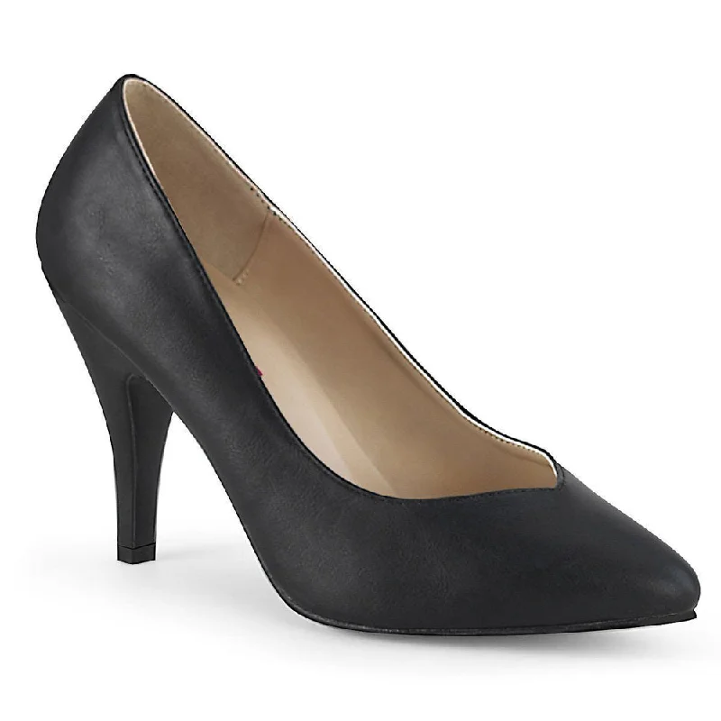 Women's snakeskin - embossed stiletto heel pumps for a bold statementSS-DREAM-420W Wide Width Pump | Black Faux Leather Women's snakeskin - embossed stiletto heel pumps for a bold statementSS-DREAM-420W Wide Width Pump | Black Faux Leather