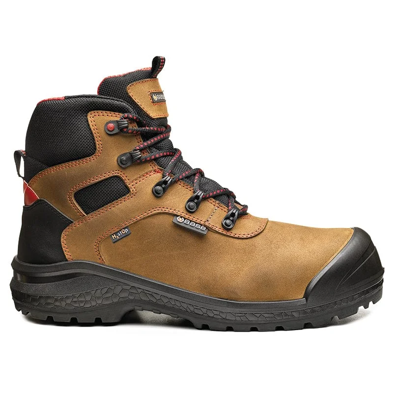 women's boots for roofingBase Be-Rock Brown S3 Safety Boots B0895
