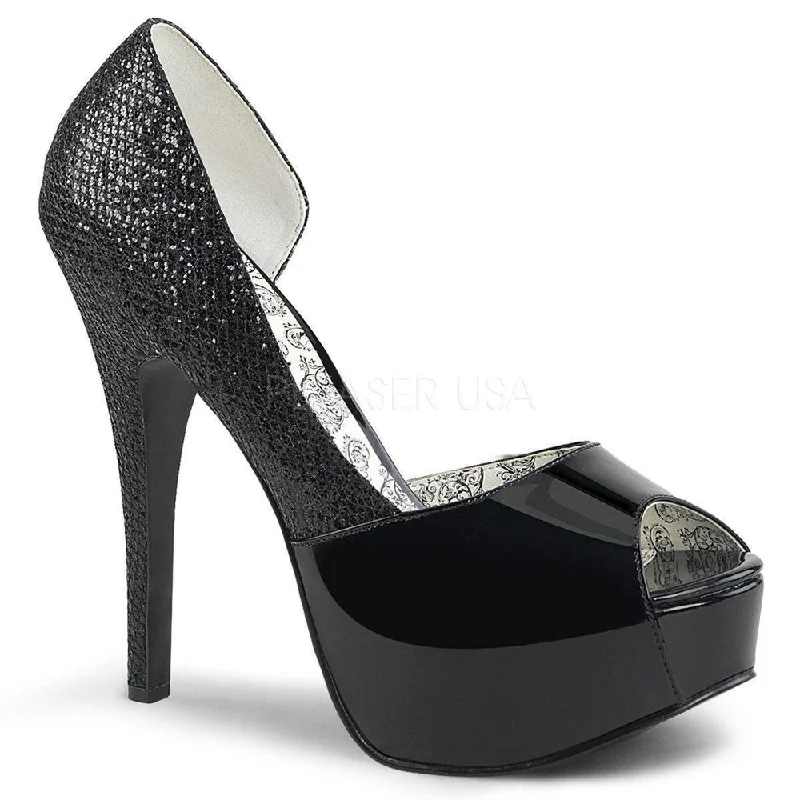 Women's hypoallergenic stiletto heel pumps for sensitive skinSS-TEEZE-41W Pump | Black Glitter Women's hypoallergenic stiletto heel pumps for sensitive skinSS-TEEZE-41W Pump | Black Glitter