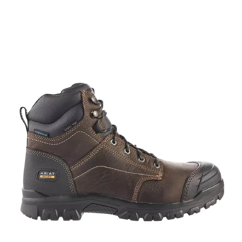 Treadfast 6 inch Soft-Toe Waterproof Boot Brown