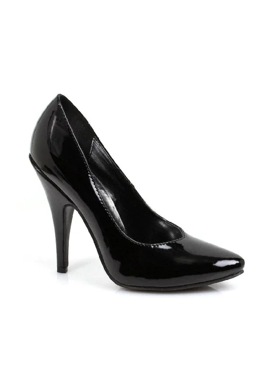 Women's forest green stiletto heel pumps for a nature - inspired look8220 Pump  | Black Patent