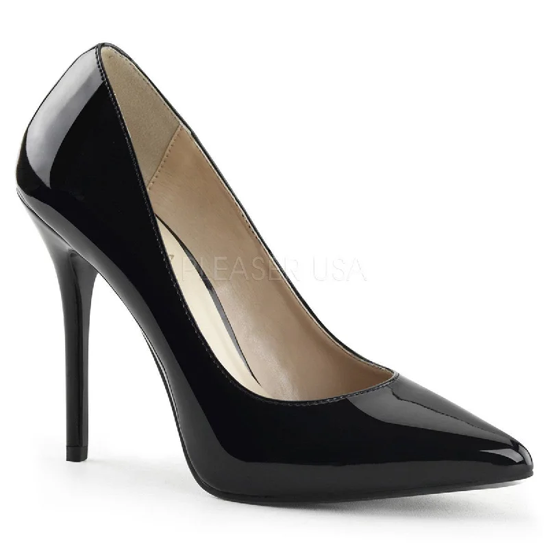 Women's holiday party stiletto heel pumps with a festive touchSS-AMUSE-20 Pump | Black Patent Women's holiday party stiletto heel pumps with a festive touchSS-AMUSE-20 Pump | Black Patent