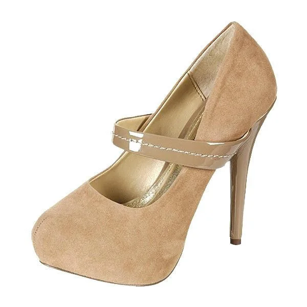 Women's office - appropriate stiletto heel pumps with a low - heel optionBrisa