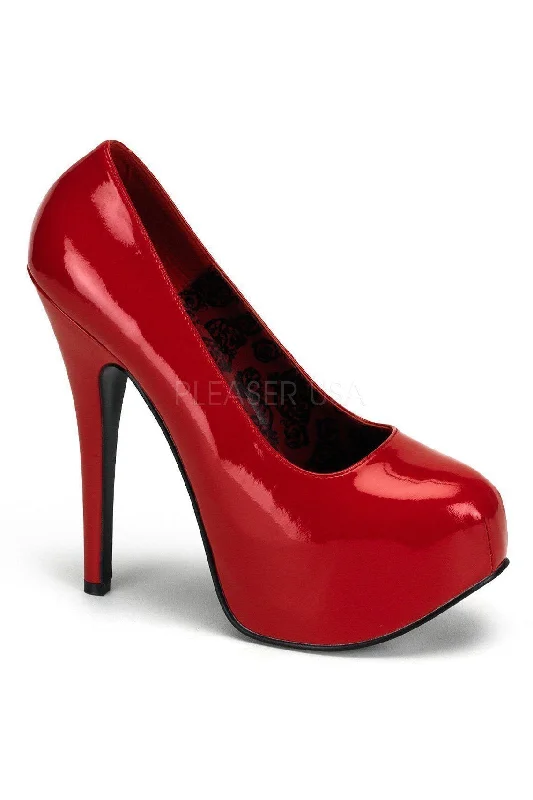 Women's arch - support stiletto heel pumps for better comfortTEEZE-06W Pump | Red Patent Women's arch - support stiletto heel pumps for better comfortTEEZE-06W Pump | Red Patent