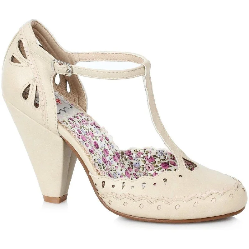 Women's microfiber stiletto heel pumps with moisture - wicking propertiesSS-Bettie Page Birdie Vintage Pump | Nude Faux Leather Women's microfiber stiletto heel pumps with moisture - wicking propertiesSS-Bettie Page Birdie Vintage Pump | Nude Faux Leather