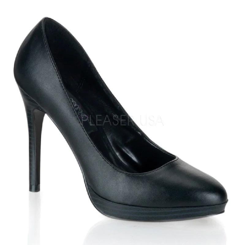 Women's breathable stiletto heel pumps for warm weatherFASHION PUMP-Black