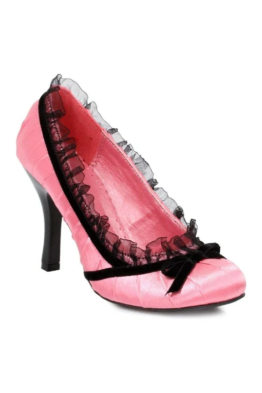 Women's arch - support stiletto heel pumps for better comfort406-DOLL Fashion Pump | Pink Genuine Satin Women's arch - support stiletto heel pumps for better comfort406-DOLL Fashion Pump | Pink Genuine Satin
