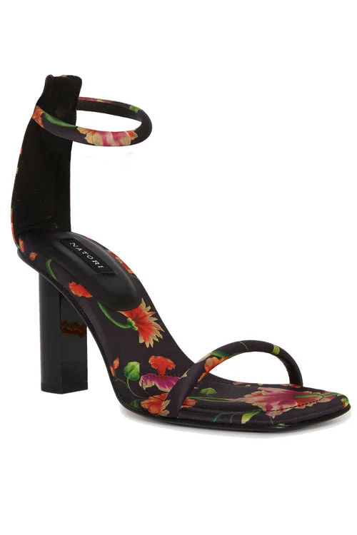 Women's Snake Print Heeled Sandals with Platform and Open Toe in Black and Gold for a Sexy and Trendy VibeGlow Chikayo Satin Block Heel Sandal Women's Snake Print Heeled Sandals with Platform and Open Toe in Black and Gold for a Sexy and Trendy VibeGlow Chikayo Satin Block Heel Sandal