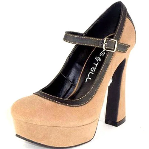 Women's wedding stiletto heel pumps with a pearl - encrusted strapPumps Kiss & Tell