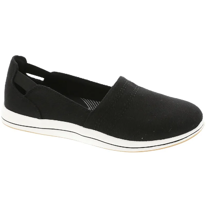 Women's Glitter - Embellished Ballet Flats in Silver for a Sparkly Party Look Cloudsteppers by Clarks Womens Breeze Step II Slip-On Sneakers