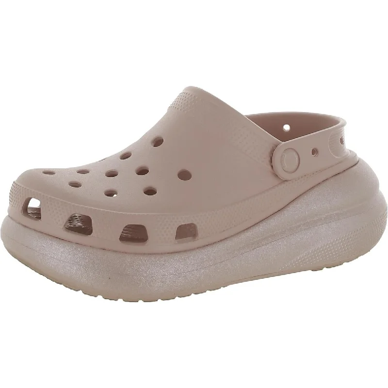 Women's Geometric - Patterned Ballet Flats in Multicolor for a Fashion - Forward Look Crocs Crush Shimmer Slip On Comfort Clogs