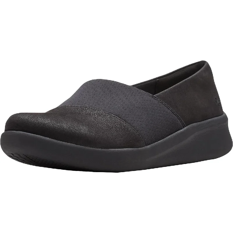 Women's Bow - Embellished Ballet Flats with a Platform Sole in Red for Added Height Cloudsteppers by Clarks Womens Sillian 2 Signature s Loafers